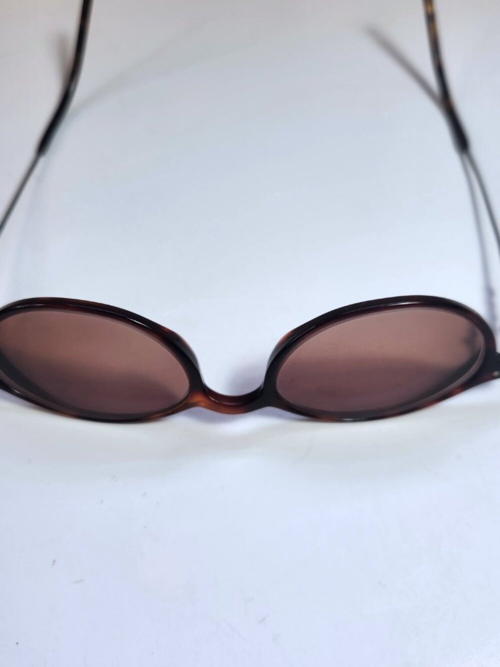 Vintage Moschino M 3539-V Tortoise Eyeglass Frame Front Only Parts Repair Salvag - Picture 5 of 10